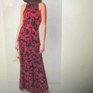 Alice+Olivia■Dita Smocked Neck Godet Maxi Dress■ドレス Alice + Olivia Dita Smocked-Neck Godet Maxi Dress In Show Me